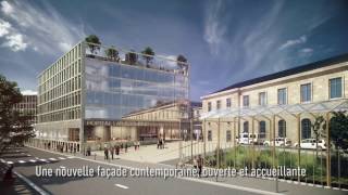 Présentation du projet Nouveau Lariboisière  les extérieurs [upl. by Berkman]