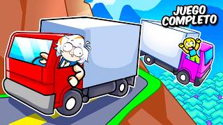 MANEJANDO CAMIONES PELIGROSOS COMPLETO DANGEROUS TRUCK DRIVING ROBLOX [upl. by Alram]