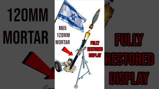 1950s 120mm M65 Israeli Towed Mortar Fully Functional Display squad army military historical [upl. by Allimac307]