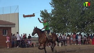 Villarramiel Fiesta San Bartolomé 2023  Carrera de Cintas a Caballo [upl. by Patrizio628]