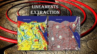 Lineaments extraction using Envi and ArcGIS [upl. by Teerpnam]