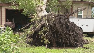 Strong winds from Beryl leave destruction in East Texas [upl. by Jermaine752]