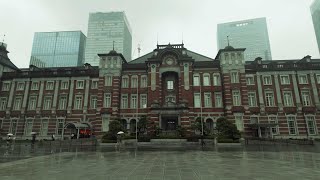 【4K】雨の東京 大手町から銀座 [upl. by Eenor]