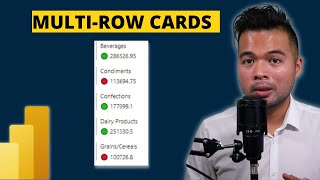 How to use MULTI ROW CARDS and how to use DYNAMIC ELEMENTS with it  Beginners Guide to Power BI [upl. by Persson]