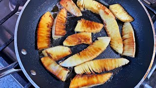 Fry roasted amp fried Breadfruit  CaribbeanPotcom [upl. by Tabb]