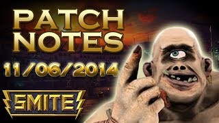 SMITE Analisis Detallado Patch Notes 11062014 [upl. by Eenat]