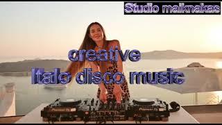 Xenia Diamond DJ  Live Santorini  TechnoItalo Disco [upl. by Lilas]