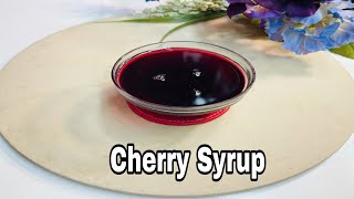 How to Make Cherry 🍒 Syrup Simple Homemade Cherry Syrup [upl. by Ammej]