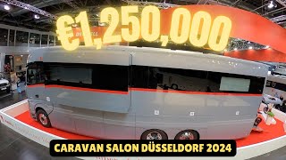 The SECRETS of a €1250000 MOTORHOME  Caravan Salon Düsseldorf 2024 [upl. by Zeitler]