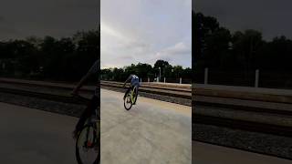 Long hang five on cyclehangfive bmxcyclestunt cyclestunt viralvideo shorts bangladesh 1kviews [upl. by Ipoillak]