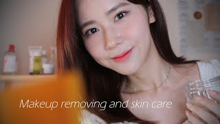 ASMRSUB 눈만 감으면 클렌징부터 스킨케어까지수면케어샵💆🏼‍♀️Makeup removing and skin care sleep care shop [upl. by Aima854]