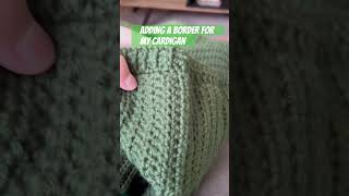 Crocheting a cardigan crochet youtube success youtubeshorts youtuber subscribe support viral [upl. by Trudey]