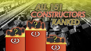 EVERY Formula 1 Constructor ranked by points average [upl. by Biernat]