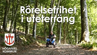 Rörelsefrihet i uteterräng – låna en terrängrullstol [upl. by Kneeland]