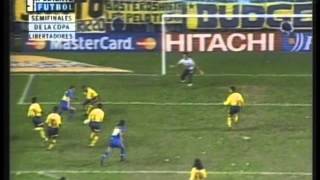 Boca 4 America 1 Copa Libertadores 2000 Los goles [upl. by Tymes]