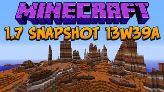 Minecraft 17 Snapshot 13w39a Red Sand amp Command Block Minecarts [upl. by Christmann263]