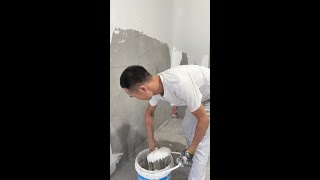 Painter Applying putty  Puttying for renovation putty 241031 [upl. by Aniroz719]