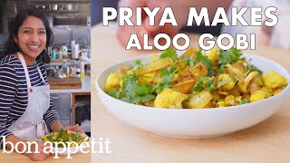 Priya Makes Roasted Aloo Gobi  From the Test Kitchen  Bon Appétit [upl. by Virg]