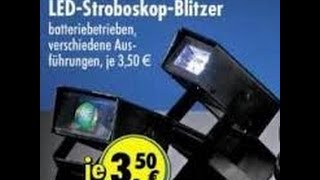 Tedi LED Stroboskop Blitzer und LED Discolicht im Test und günstige Alternativen [upl. by Hairam931]