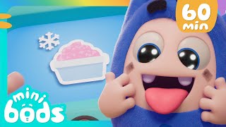 The Answer is Always Ice Cream 🍦  Minibods  Mini Oddbods  Baby Oddbods  Funny Cartoons For Kids [upl. by Renwick]