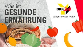 Gesunde Ernährung 5 einfache Regeln  BKK24  Fundabar [upl. by Aneed]