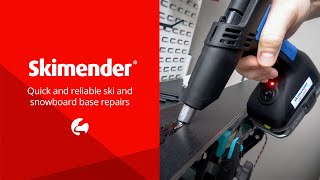 Skimender  Quick and reliable ski amp snowboard base repairs [upl. by Tabbatha]