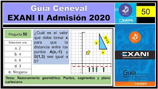 Guía EXANI II 20202021 Pensamiento Matemático Simulador 50 Examen Universidad [upl. by Ettolrahc806]