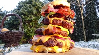 Peanut Butter Bacon Cheeseburger KuchniaKwasiora [upl. by Barbarese]