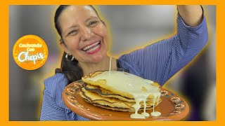 Hotcakes de elote [upl. by Nela77]