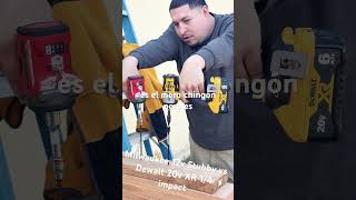 Milwaukee Stubby 12v Vs Dewalt 20v 14 impact milwaukeetool dewaltxr tools drills impactdriver [upl. by Claudianus620]