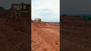 Preconstruction Grading Land  Grader Land Leveling  powerful dozer [upl. by Bronwyn270]