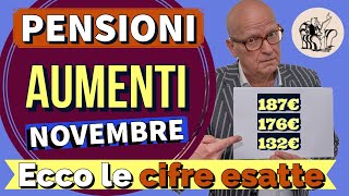 PENSIONI AUMENTI NOVEMBRE 👉 Ecco quanto percepirete SE CI SARÀ LANTICIPO DEL CONGUAGLIO 08 [upl. by Ygief]