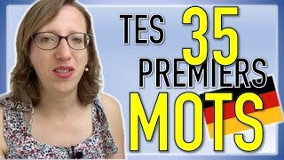 🇩🇪 Les 35 premiers MOTS dallemand pour les débutants [upl. by Enrica]