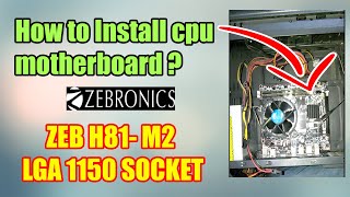 How to install Motherboard🤩 step by step 😫 CPU restating frequently solution 💯 jmdvloggersyt [upl. by Akienat]