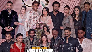 Indian Cricketers with their Wives at Anant Ambani  Radhika Merchant Sangeet Ceremony [upl. by Helga]