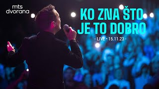 PEDJA JOVANOVIC  KO ZNA STO JE TO DOBRO  LIVE  151123 MTS DVORANA [upl. by Dragde]