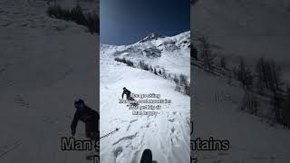 Skiing  happiness ski skiing snowboard snowboarding skitok fixsensnow fyp reels [upl. by Shellans769]