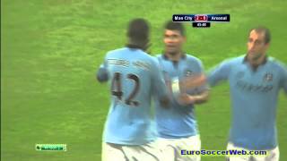 Yaya Toure Goal vs Arsenal [upl. by Harlie]