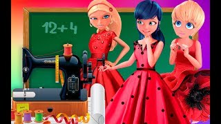 Miraculous Ladybug School cheatting  Competition How to sew a dress Transform Animation [upl. by Jaquiss337]