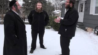 Zisha Schmeltzer Yoely Lebowitz and Yoely Stauber Singing in the Snow [upl. by Mimajneb]