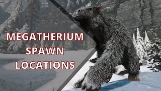 Megatherium Spawn Locations  ARK Fjordur [upl. by Marutani]