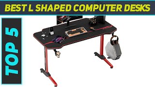 Top 5 L Shaped Computer Desks in 2024 [upl. by Aelc]