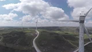 WindArt Project  Virtual 360° view of two MM92 Senvion turbines [upl. by Jason]