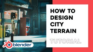 HOW TO DESIGN CITY TERRAIN IN BLENDER  TUTORIAL EASY PART 1 [upl. by Alfredo]