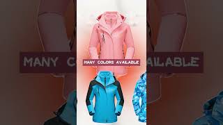 Womens Winter Coats 3IN1 Snow Ski Jacket Water Resistant Windproof Fleece Winter Jacket Parka [upl. by Jahn]