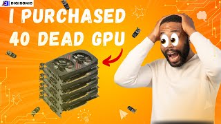 I Purchased 40 Dead Gtx 1050ti 4 GB at Rs 56000 [upl. by Aihsek]