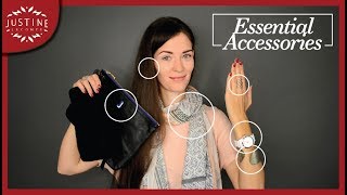 10 essential accessories  CAPSULE WARDROBE GUIDE  Justine Leconte [upl. by Mckay]