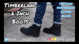 Timberland 6 Inch Premium Boots On Feet Review Black [upl. by Mayram]