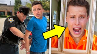 Bryton Myler GOT ARRESTED Ninja Kidz TV [upl. by Yeleak]