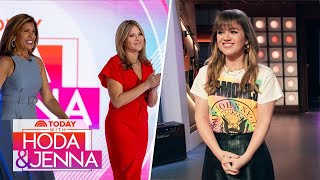 Hoda and Jenna praise Kelly Clarkson after weight loss comments [upl. by Henning]